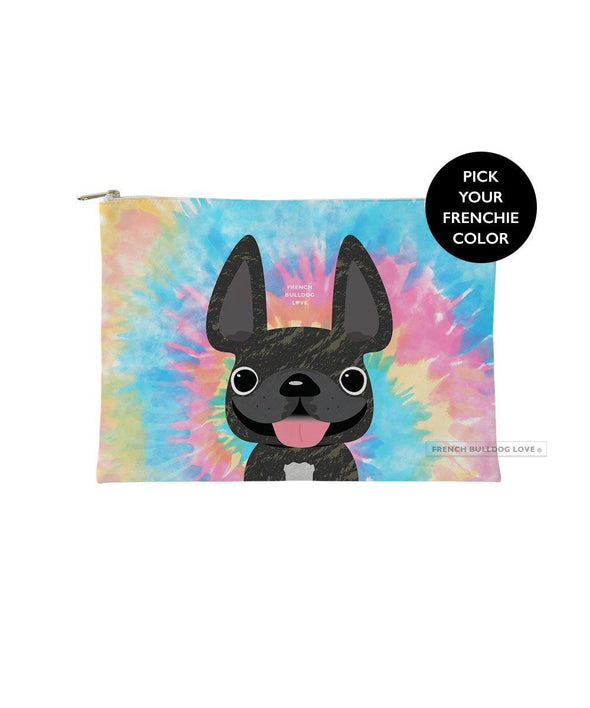 Tie Dye Frenchie Pouch - Classic - Small - French Bulldog Love