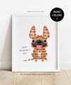 Wrapped in Love - Custom French Bulldog Print 8x10 - French Bulldog Love