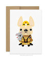 #SAVEAUSTRALIA French Bulldog Greeting Card - French Bulldog Love