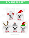 Boxer - Festive Pups - 15 Card Holiday Box Set - French Bulldog Love
