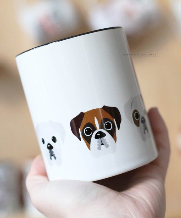 Five Little Boxers - Boxer Dog Coffee Mug
