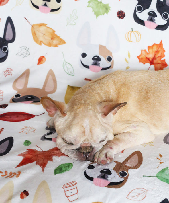 Happy Fall Fleece Blanket