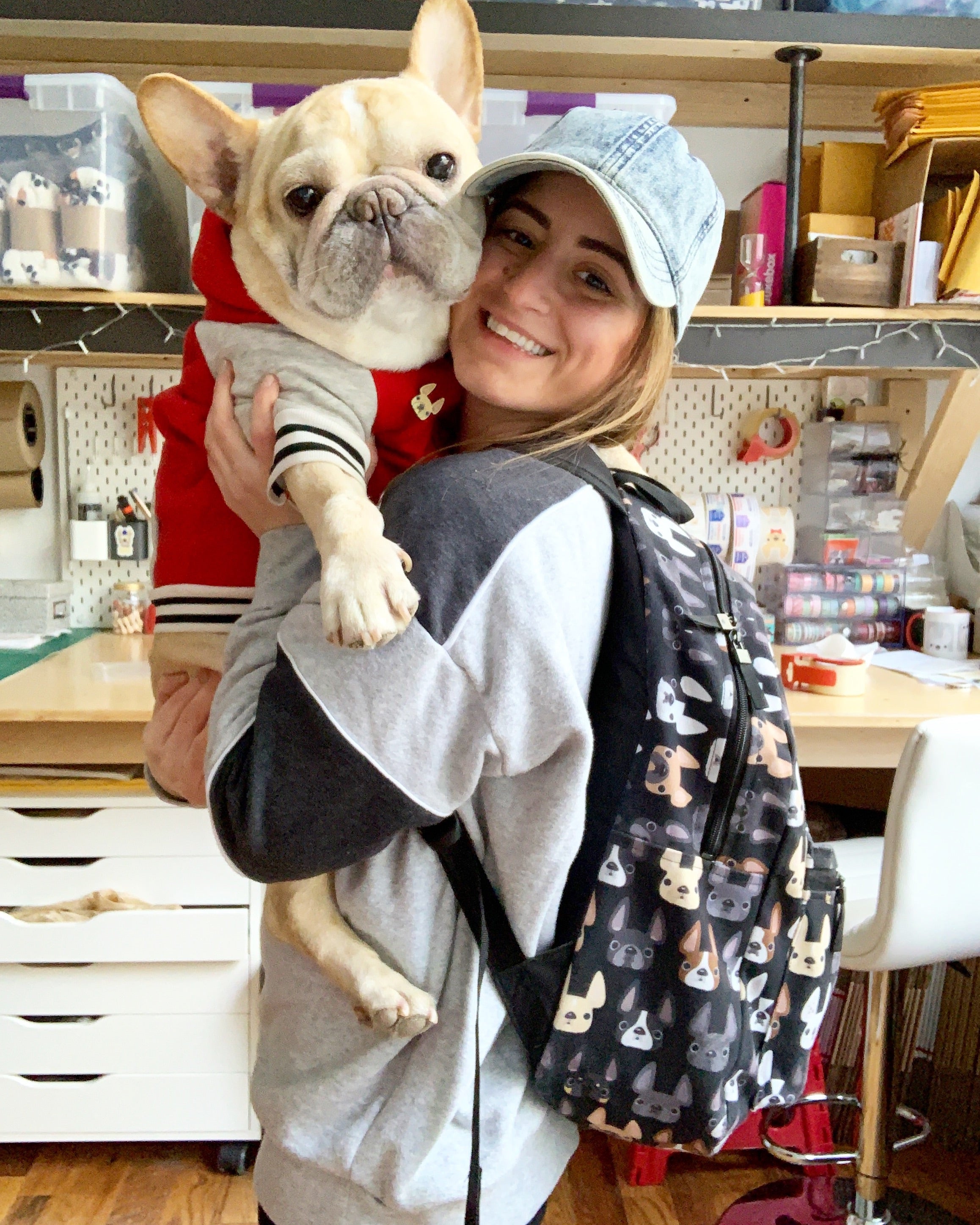 Backpack for french bulldog best sale to wear