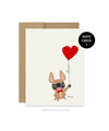 Balloon Love - French Bulldog Note Cards - Set of 12 - French Bulldog Love
