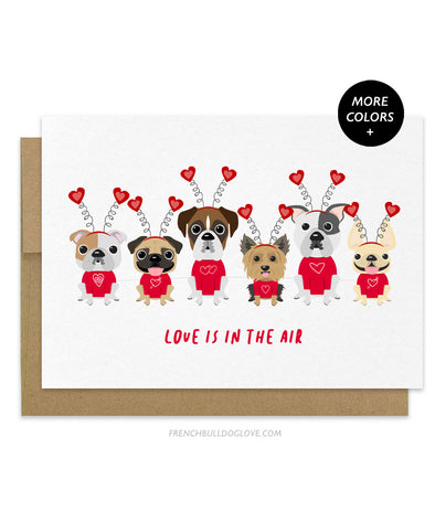 Puppy Love - Valentine's Day Dog Card