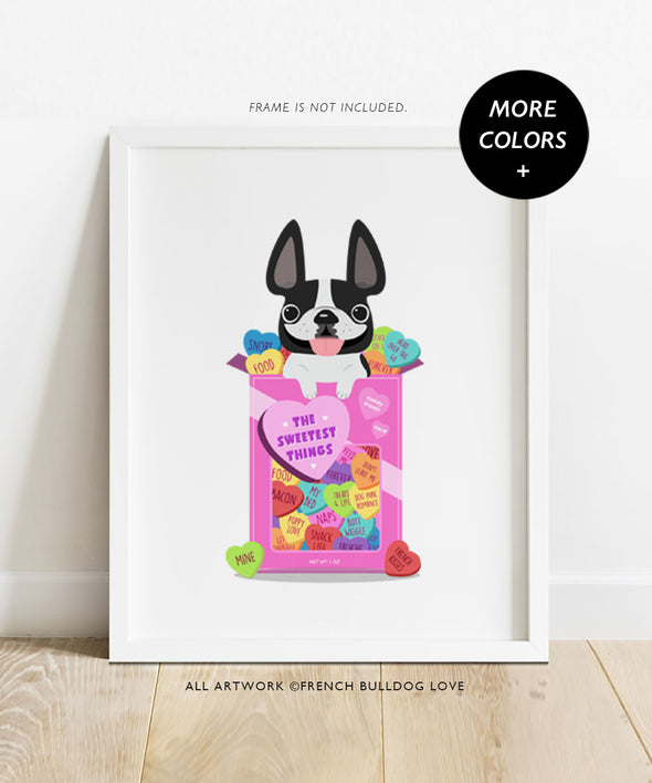 Sweethearts - Custom French Bulldog Print 8x10