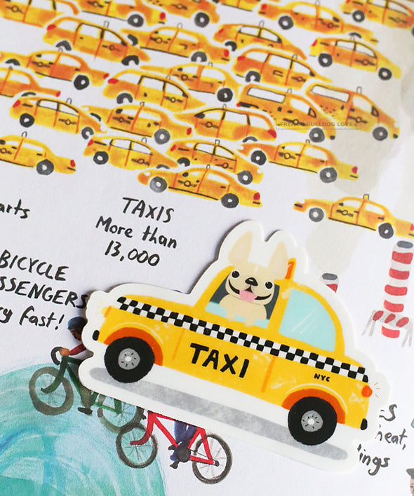 #100DAYPROJECT 35/100 - NYC TAXI! VINYL STICKER
