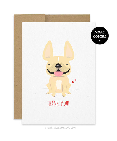 Thank You! French Bulldog Thank You Card